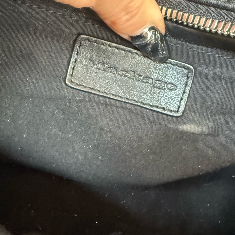 Mackage Textured Black Leather Accessory - Picture 6 of 10